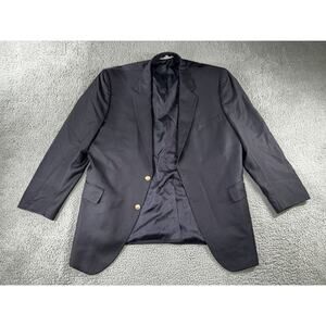 Jos A Bank Blazer Men 46 R Wool Gold Two‎ Button Sports Coat